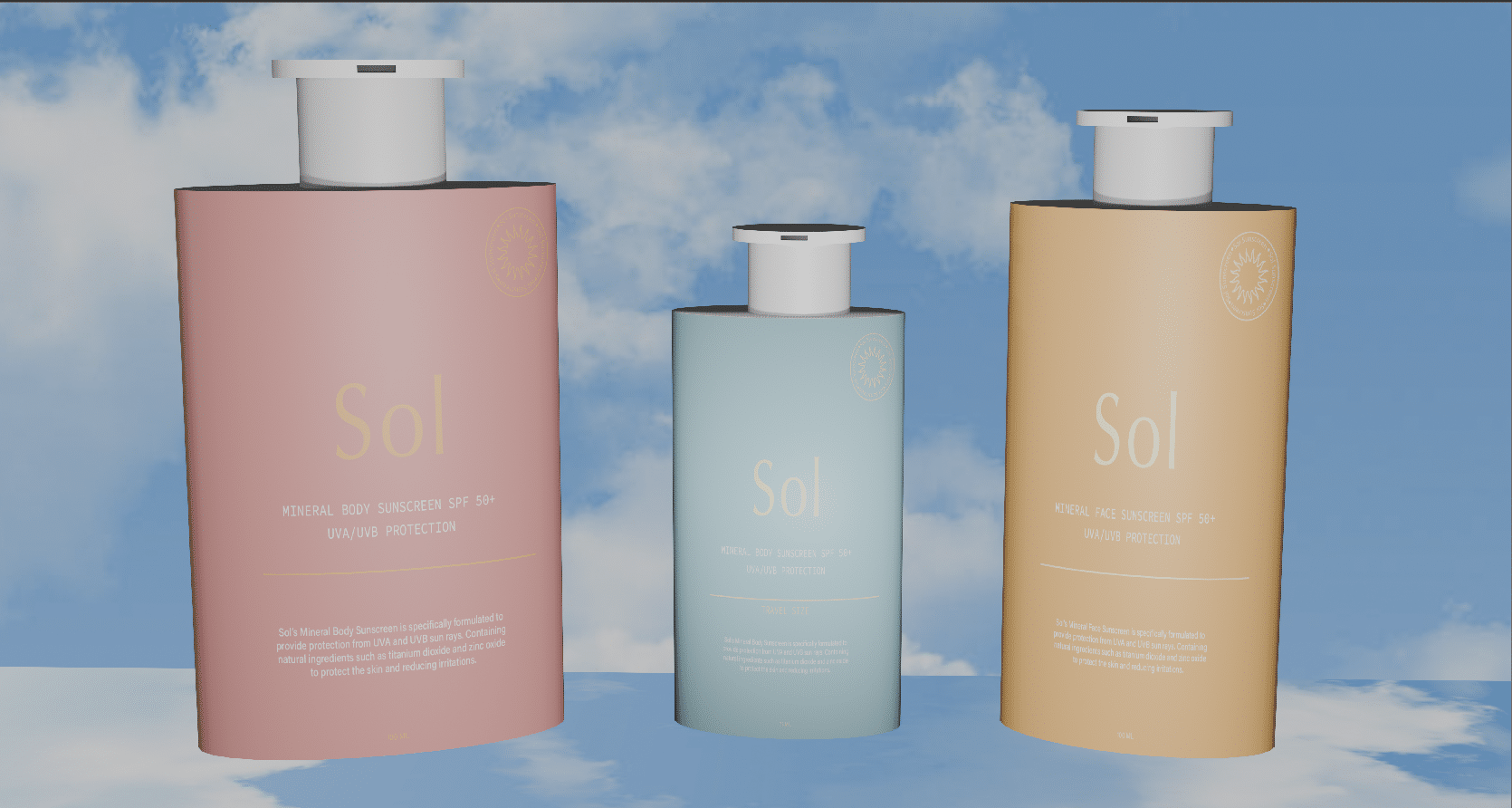 Sol Spf Sticker Sol Sunscreen - Visual Communication