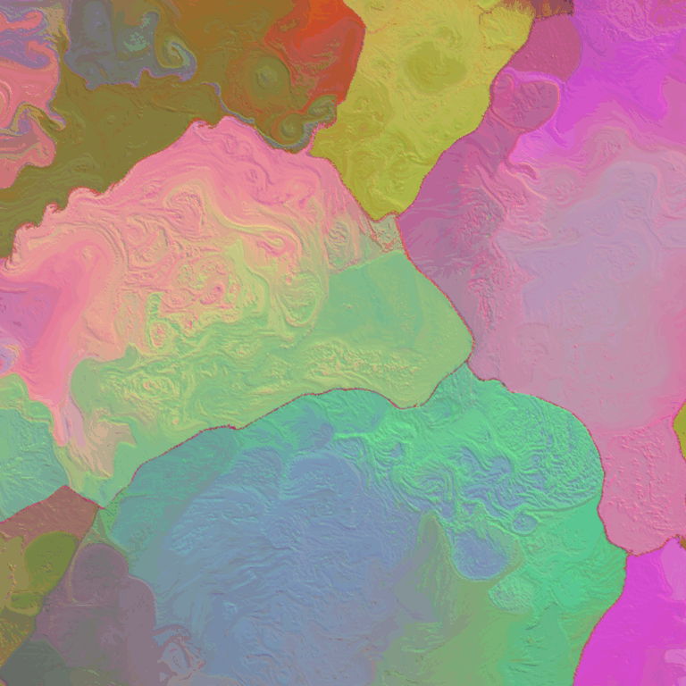 Generative visuals created by TouchDesigner.
