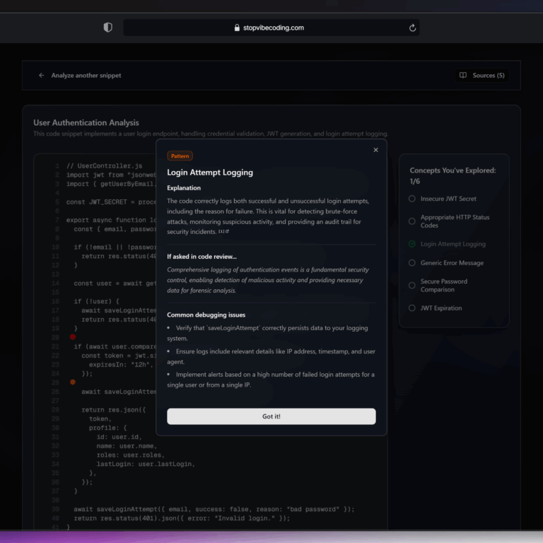 Screenshot of dot annotation expanded popup