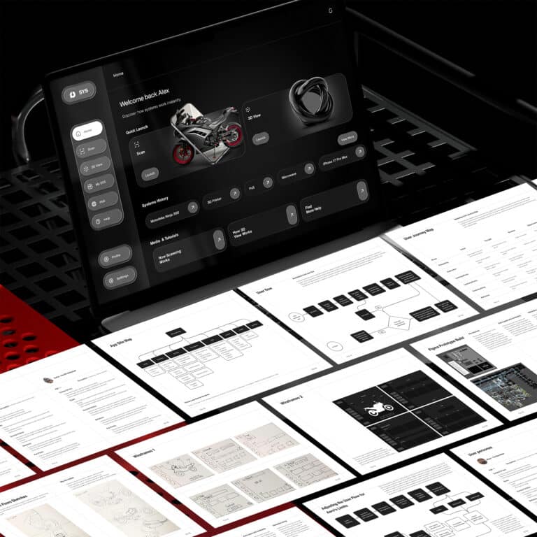 Systema App - Design Process Images