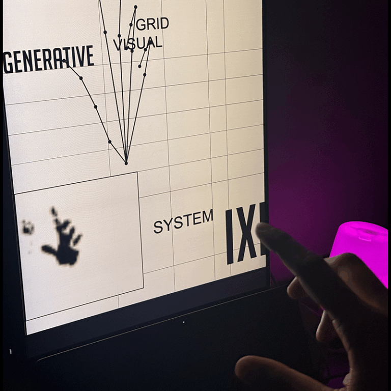 interaction with the installation 