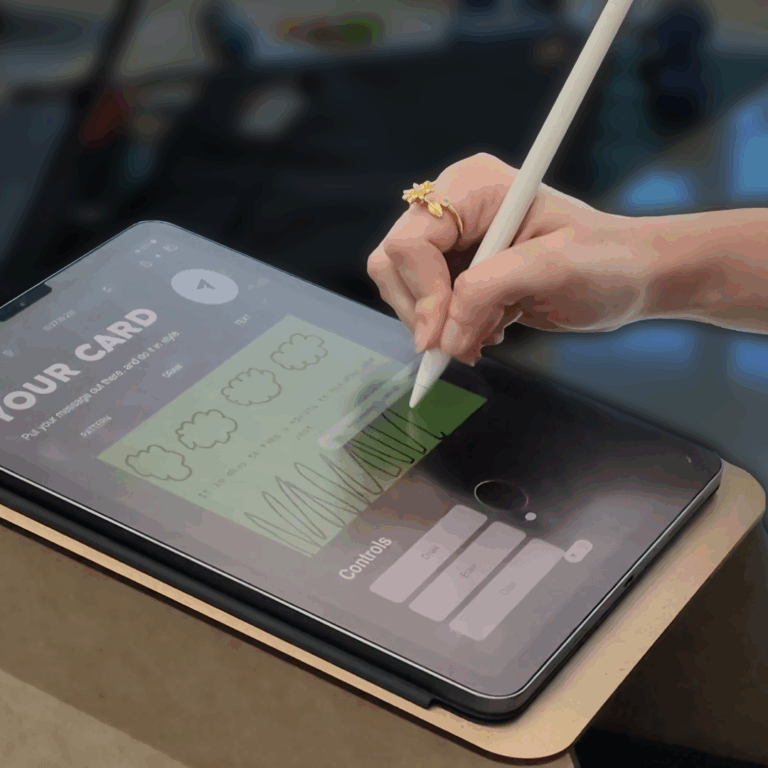 Decorate a card to give your card impact.