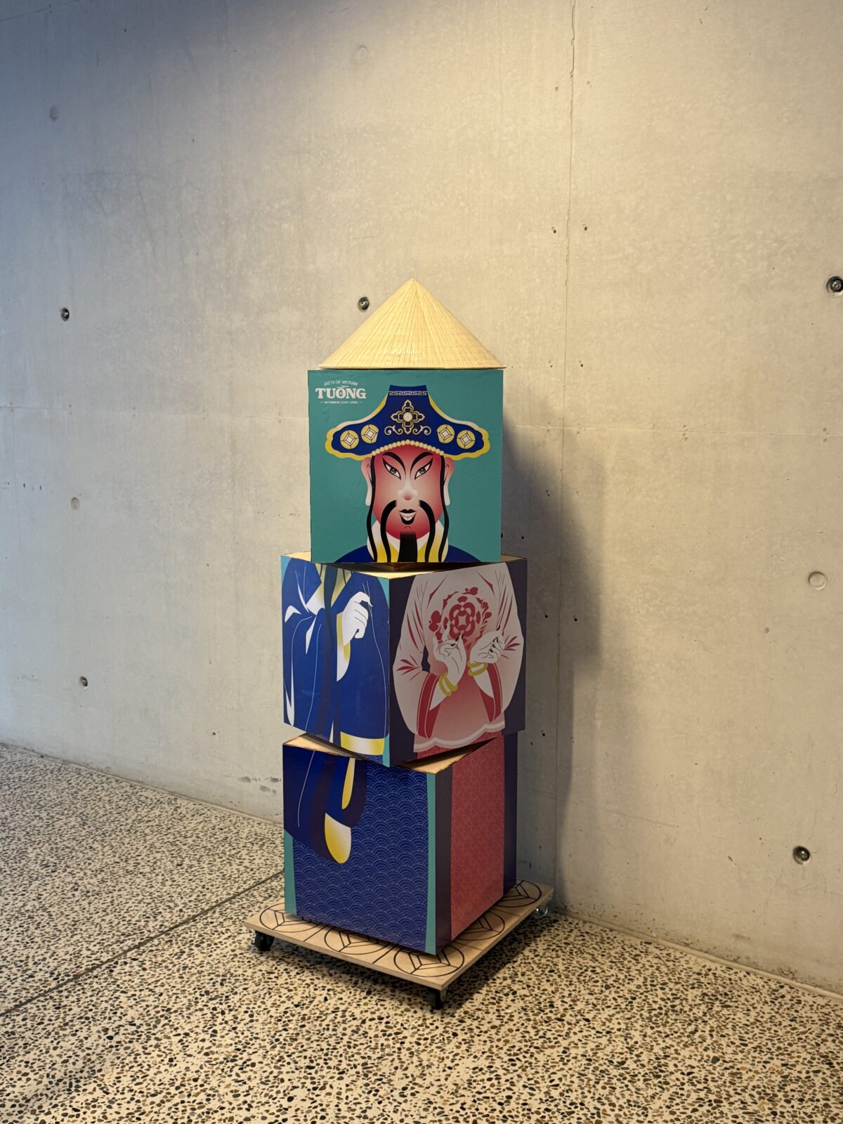 The public installations is mixed up