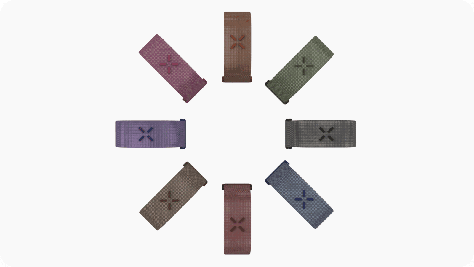 Colour varieties in a circular formation