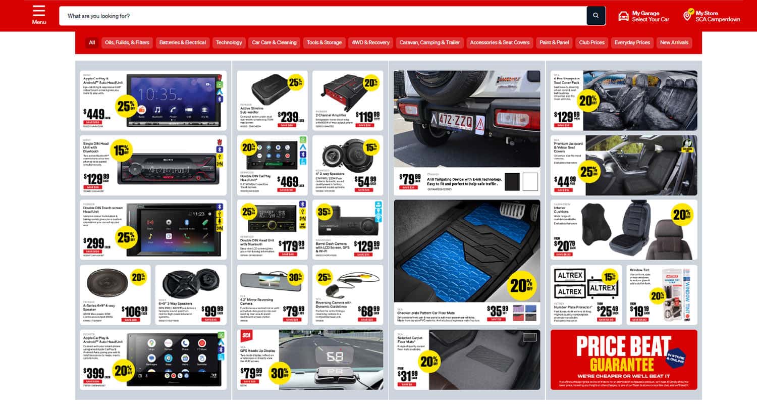 Chevron in online catalogue