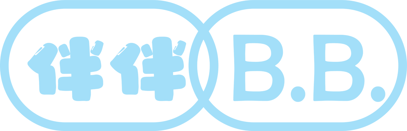 The logo of Ban Ban in both Chinese and English