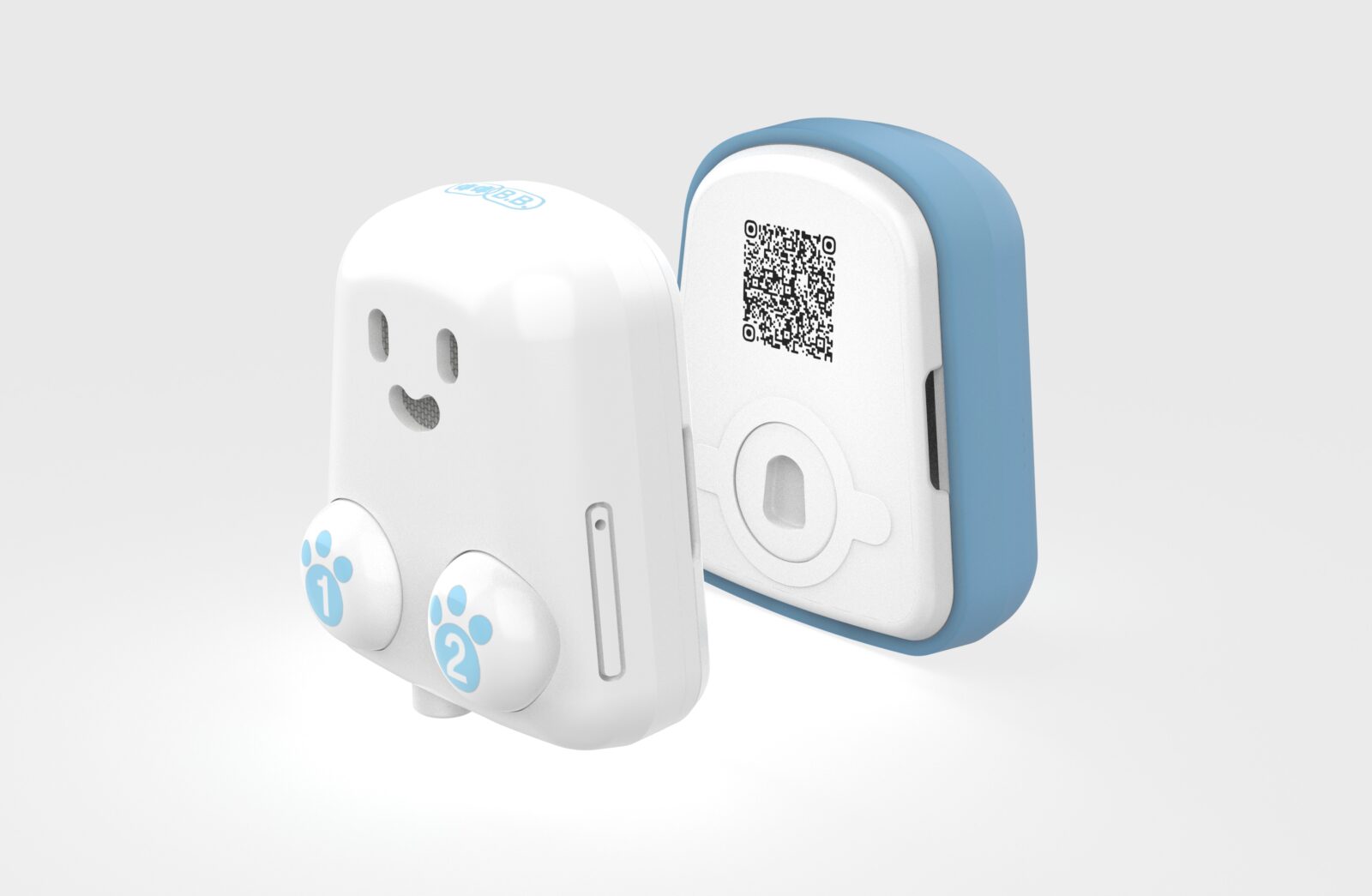 Ban Ban with and without the silicone cover. 