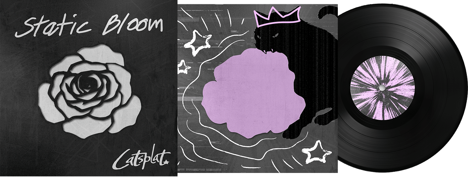 Static bloom vinyl with outer and inner sleeve