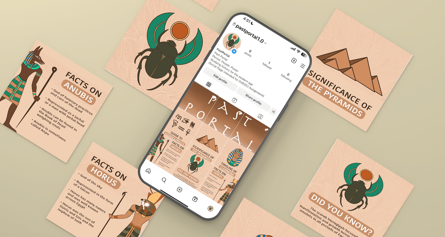 Social Media for Past Portal