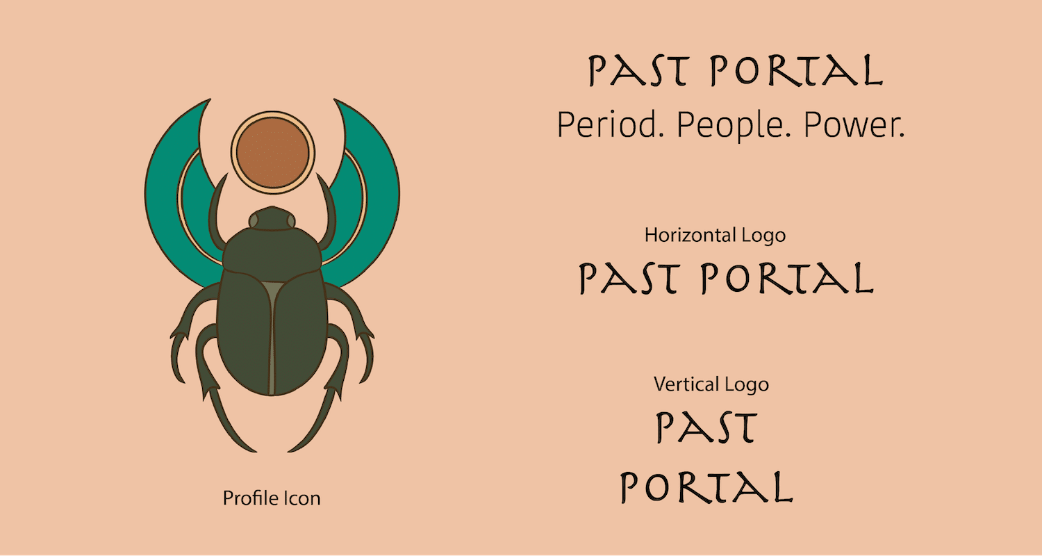 Logo and Profile Design for Past Portal