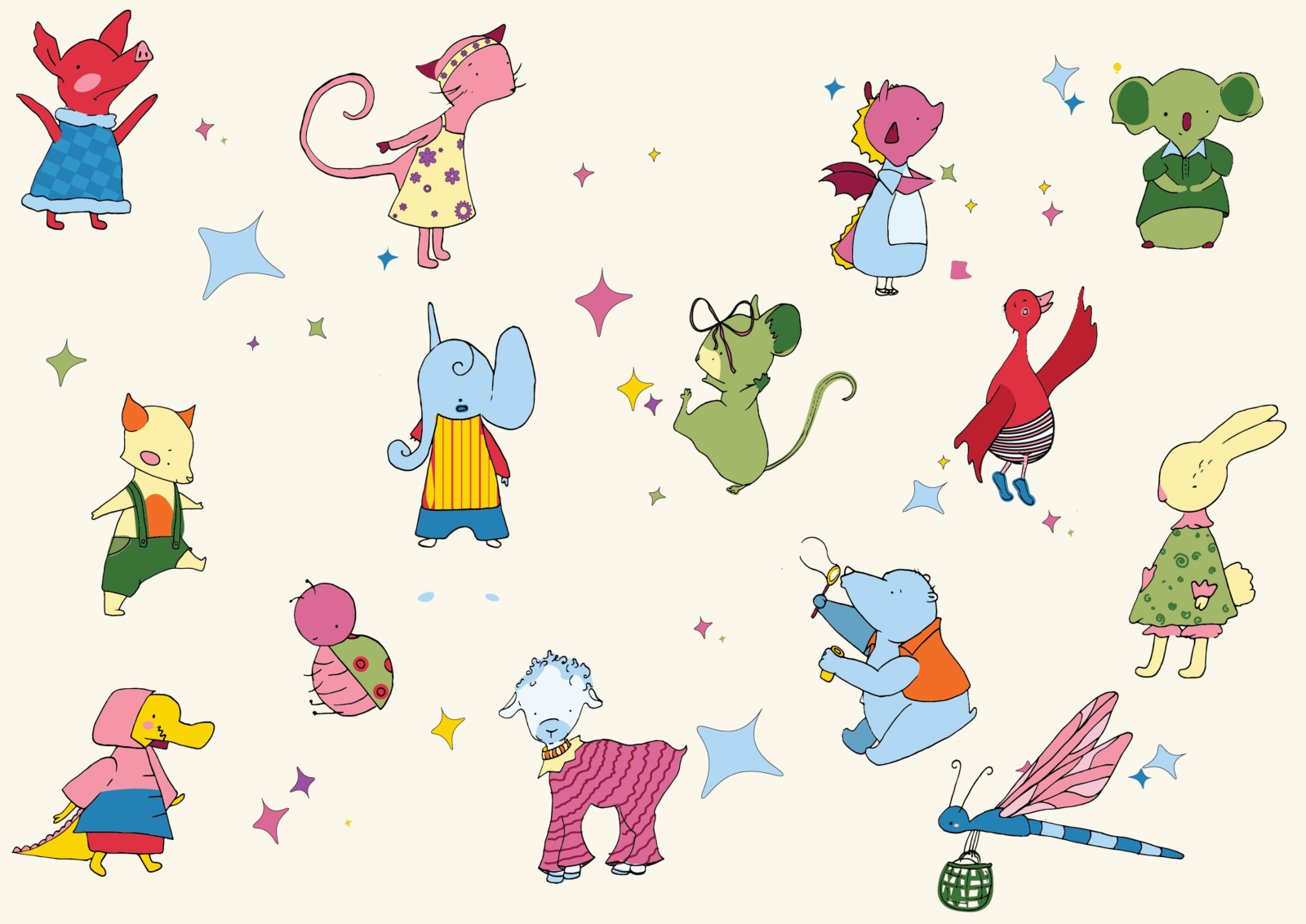 Image showing all 14 guidlings 