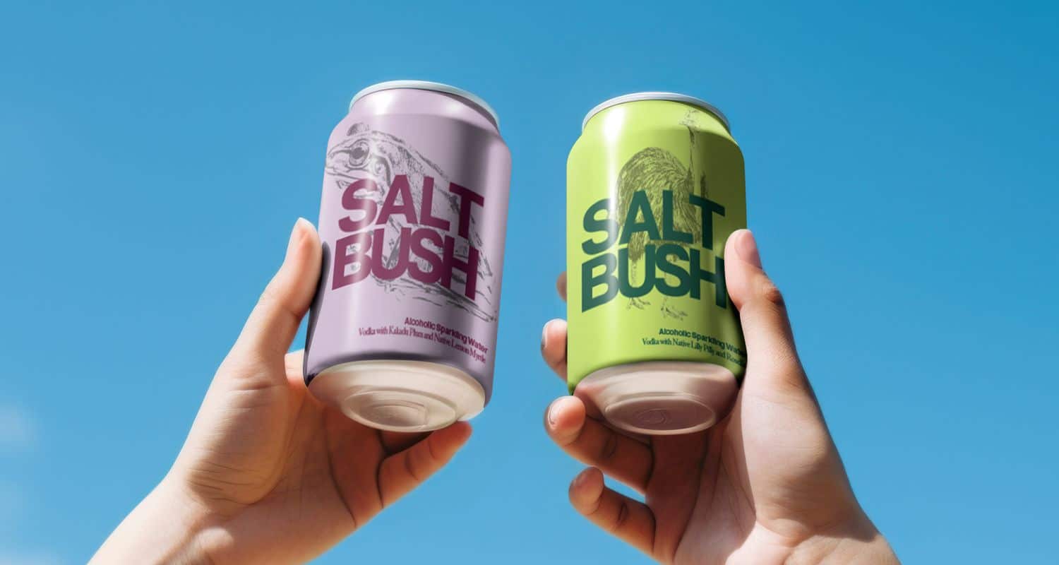 SALTBUSH aims to celebrate Native Australian flavours and landscapes through a refreshing, tasty alcoholic beverage.  

The purpose of this project is to create a strong, identifiable brand identity for SALTBUSH to differentiate from its other competitors.