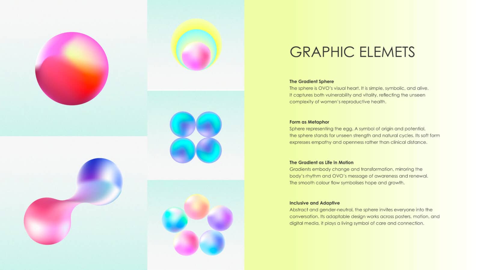GRAPHIC ELEMENTS RATIONALE